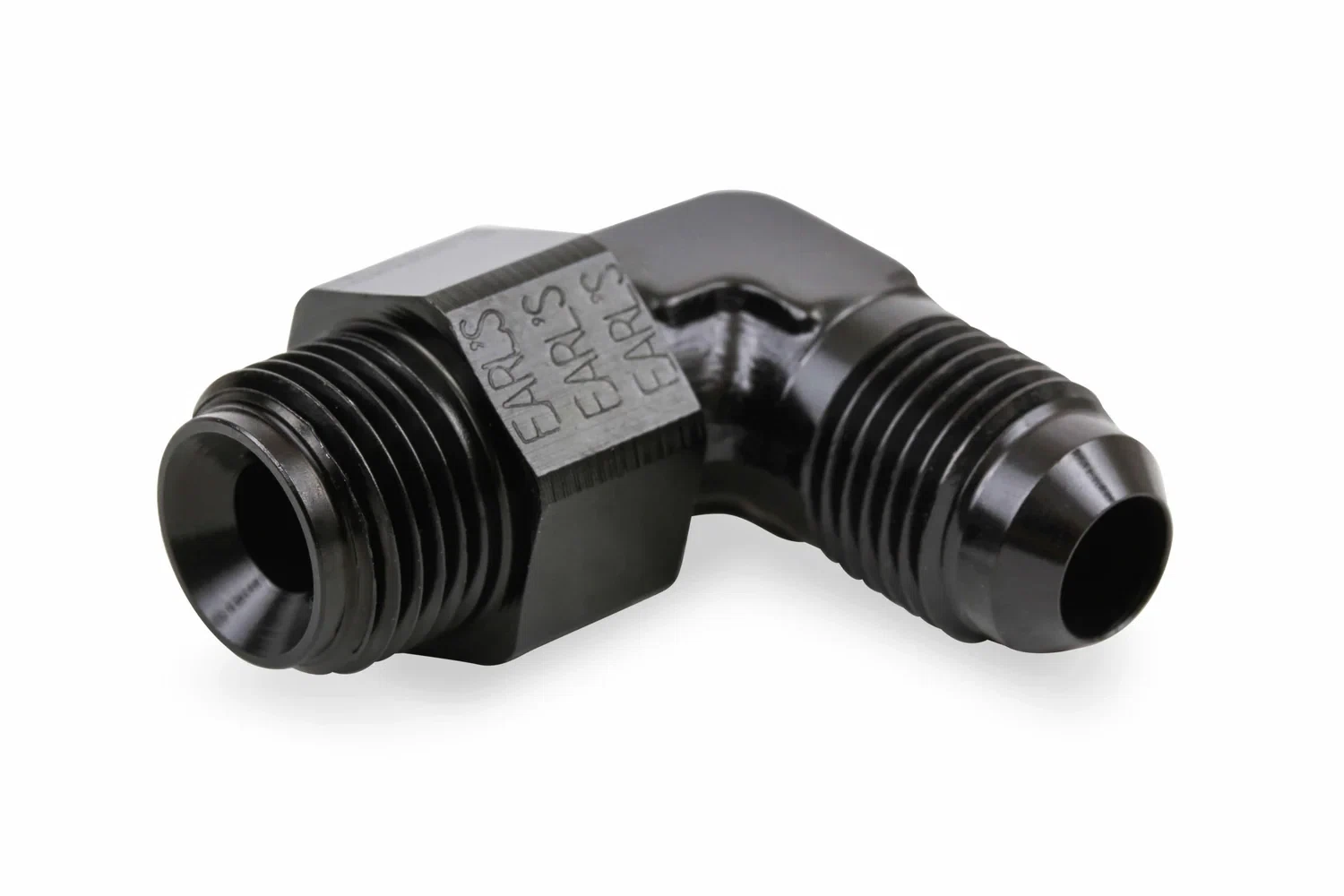 Earls 90 Degree -6 AN Male to 5_8-18 Inverted Flare Male Swivel - AT949096ERL